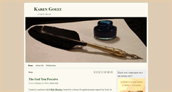 Desktop Screenshot of karengoltz.com